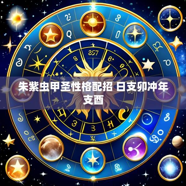 朱紫虫甲圣性格配招 日支卯冲年支酉