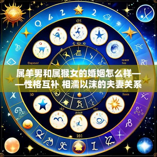 属羊男和属猴女的婚姻怎么样——性格互补 相濡以沫的夫妻关系