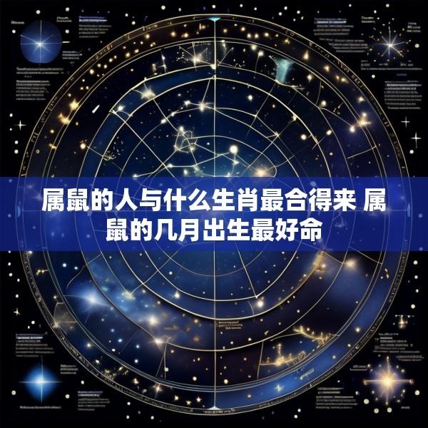 属鼠的人与什么生肖最合得来 属鼠的几月出生最好命
