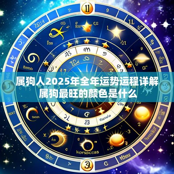 属狗人2025年全年运势运程详解 属狗最旺的颜色是什么