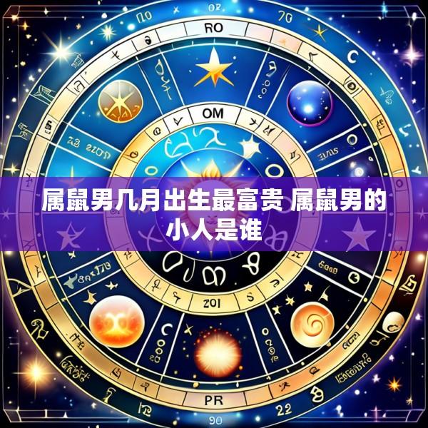 属鼠男几月出生最富贵 属鼠男的小人是谁