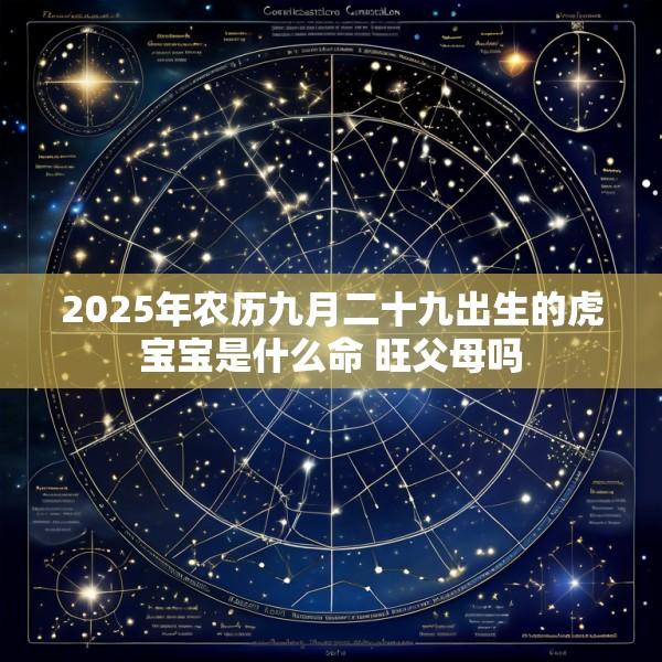 2025年农历九月二十九出生的虎宝宝是什么命 旺父母吗