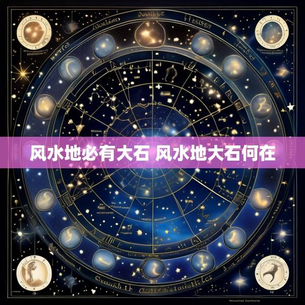 风水地必有大石 风水地大石何在