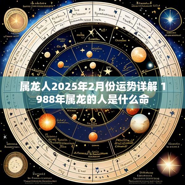 属龙人2025年2月份运势详解 1988年属龙的人是什么命