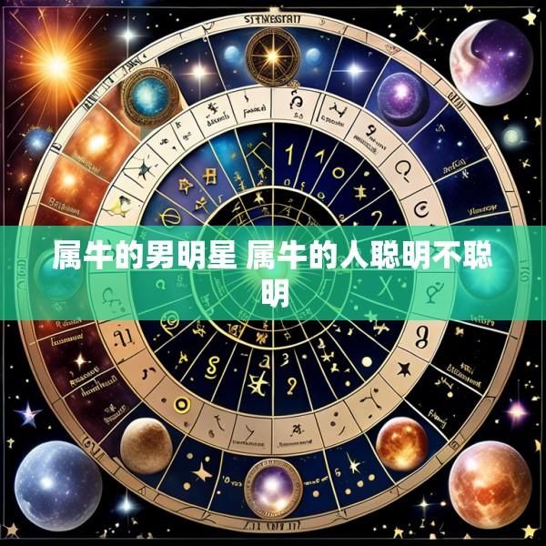 属牛的男明星 属牛的人聪明不聪明
