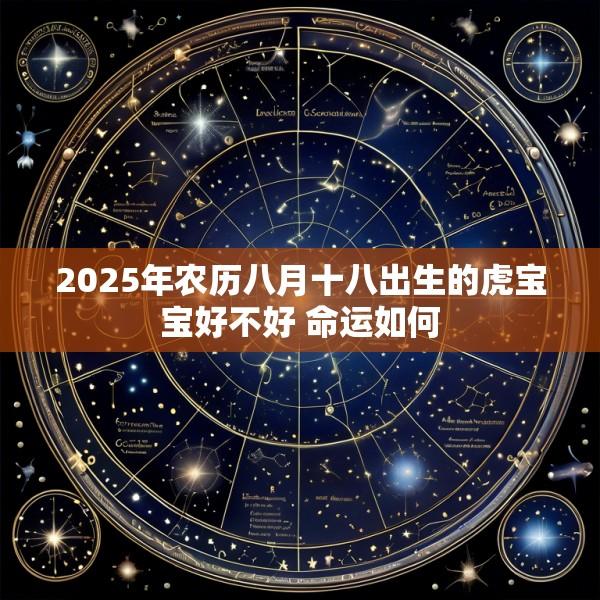 2025年农历八月十八出生的虎宝宝好不好 命运如何