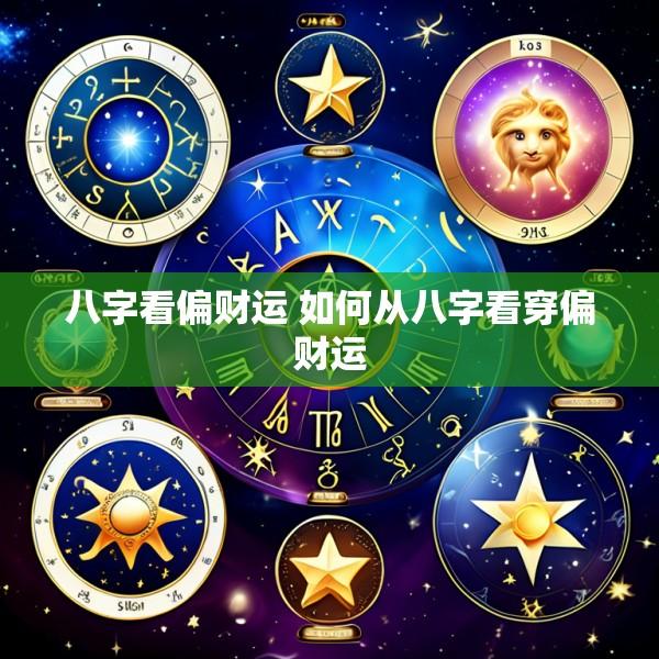 八字看偏财运 如何从八字看穿偏财运