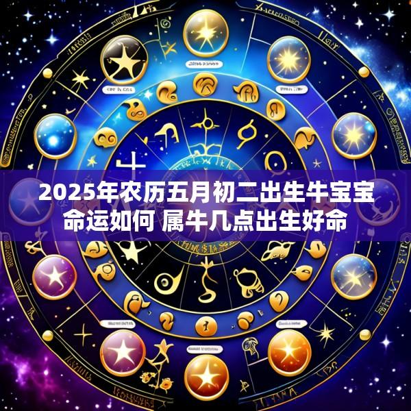 2025年农历五月初二出生牛宝宝命运如何 属牛几点出生好命