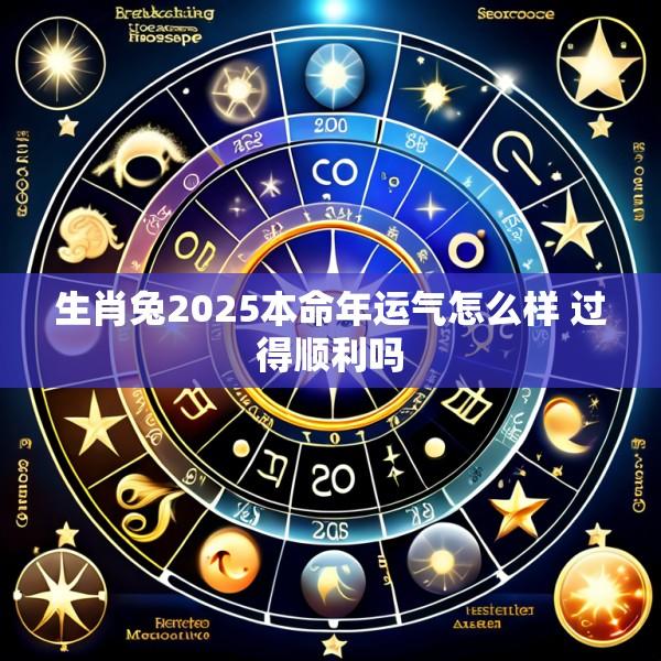 生肖兔2025本命年运气怎么样 过得顺利吗