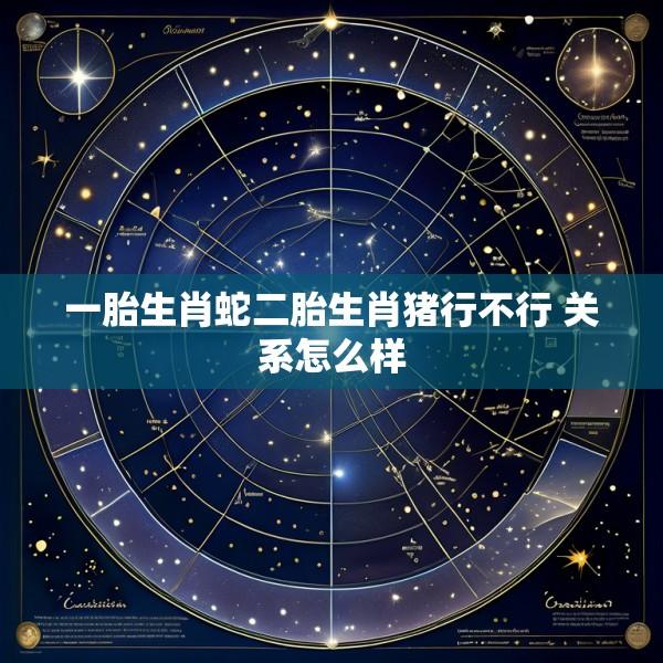 一胎生肖蛇二胎生肖猪行不行 关系怎么样