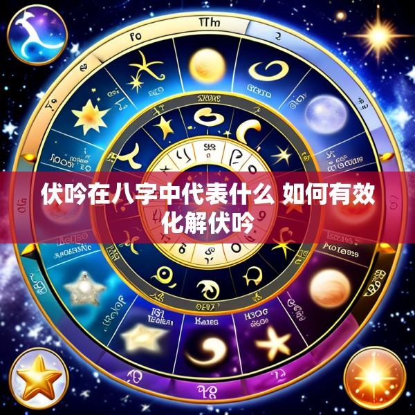 伏吟在八字中代表什么 如何有效化解伏吟