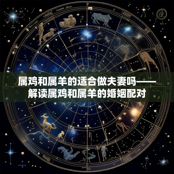 属鸡和属羊的适合做夫妻吗——解读属鸡和属羊的婚姻配对