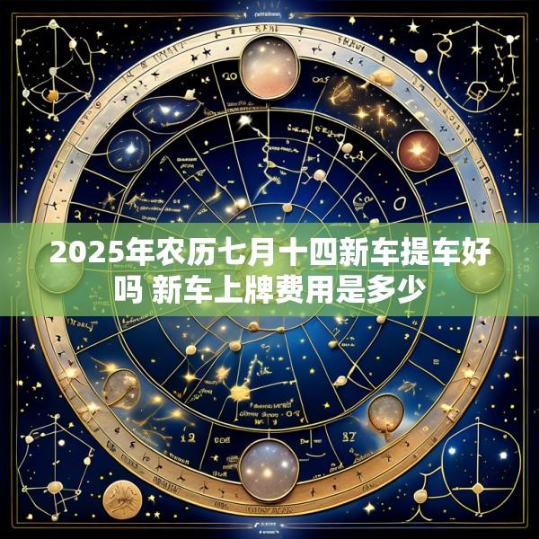 2025年农历七月十四新车提车好吗 新车上牌费用是多少