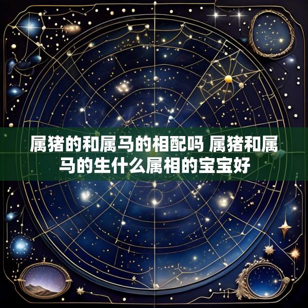 属猪的和属马的相配吗 属猪和属马的生什么属相的宝宝好
