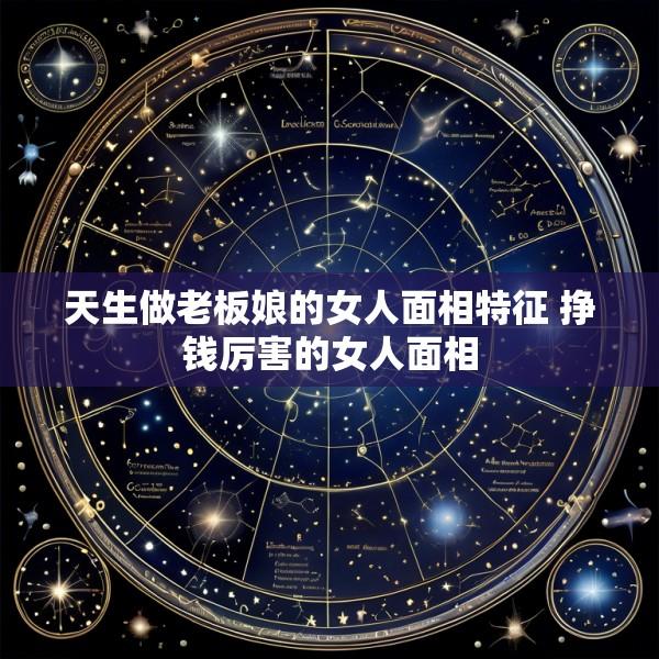 天生做老板娘的女人面相特征 挣钱厉害的女人面相