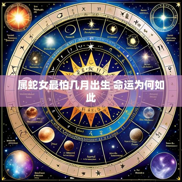 属蛇女最怕几月出生 命运为何如此