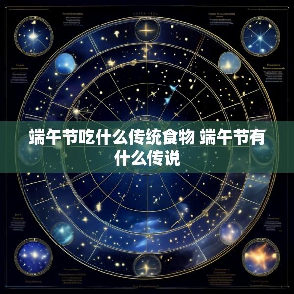 端午节吃什么传统食物 端午节有什么传说