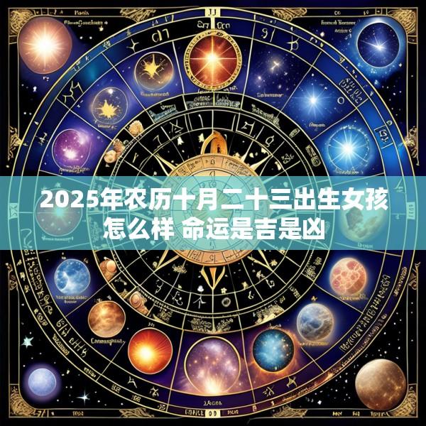 2025年农历十月二十三出生女孩怎么样 命运是吉是凶