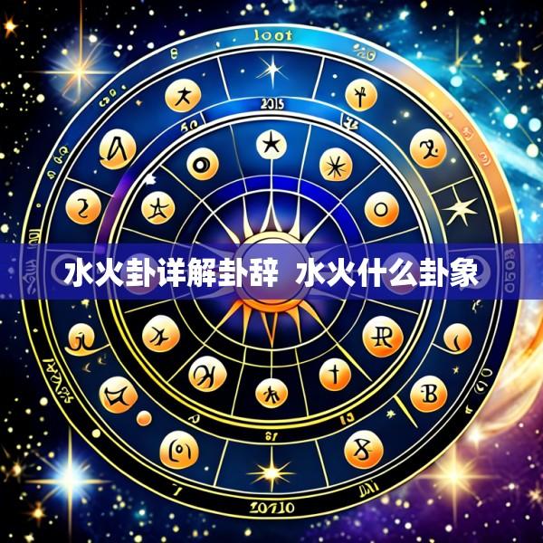 水火卦详解卦辞  水火什么卦象