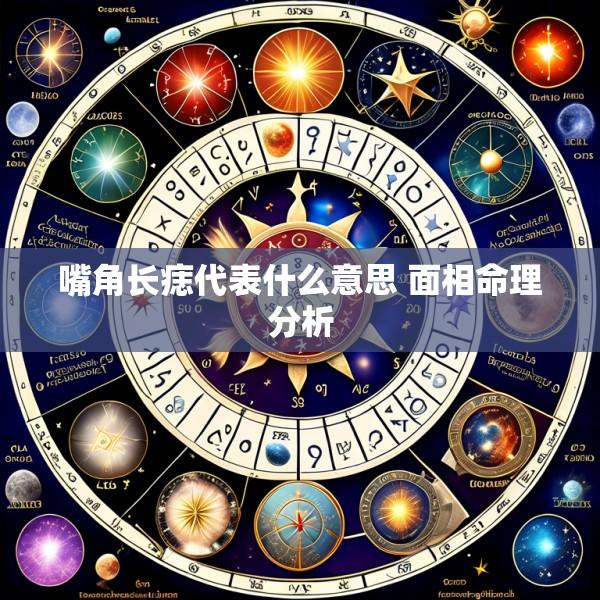 嘴角长痣代表什么意思 面相命理分析