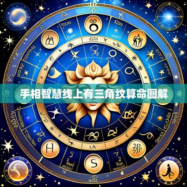 手相智慧线上有三角纹算命图解