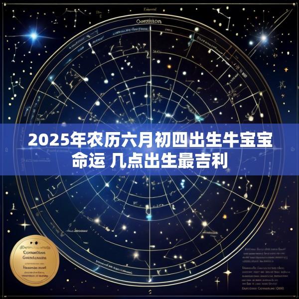 2025年农历六月初四出生牛宝宝命运 几点出生最吉利