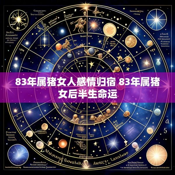 83年属猪女人感情归宿 83年属猪女后半生命运