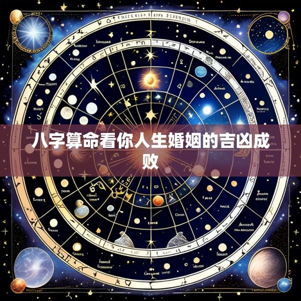 八字算命看你人生婚姻的吉凶成败