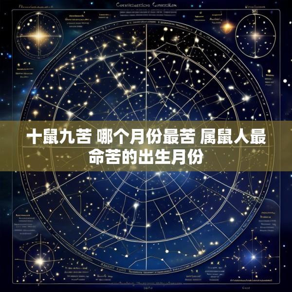 十鼠九苦 哪个月份最苦 属鼠人最命苦的出生月份