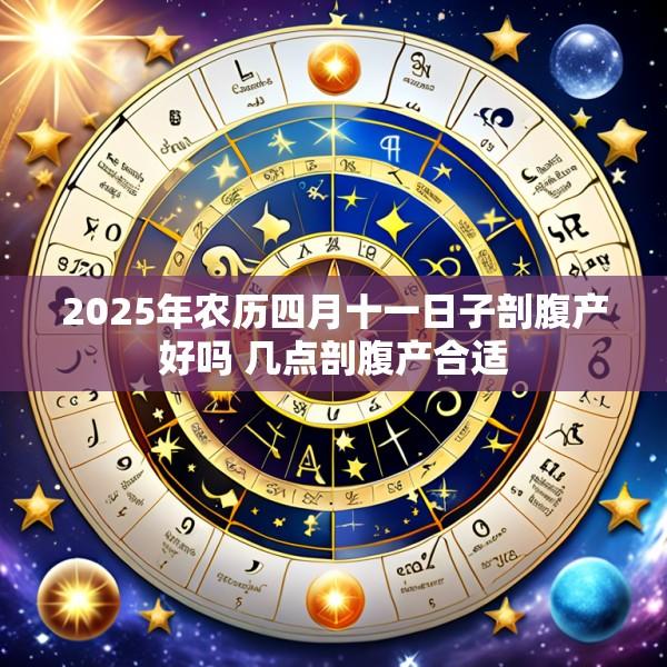 2025年农历四月十一日子剖腹产好吗 几点剖腹产合适