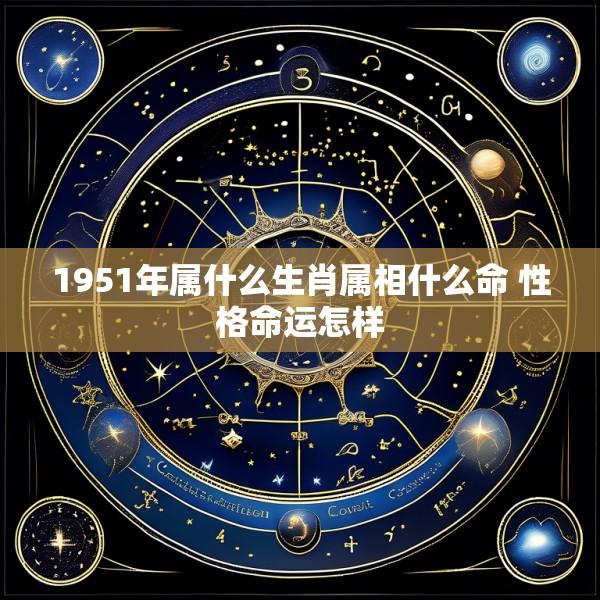 1951年属什么生肖属相什么命 性格命运怎样