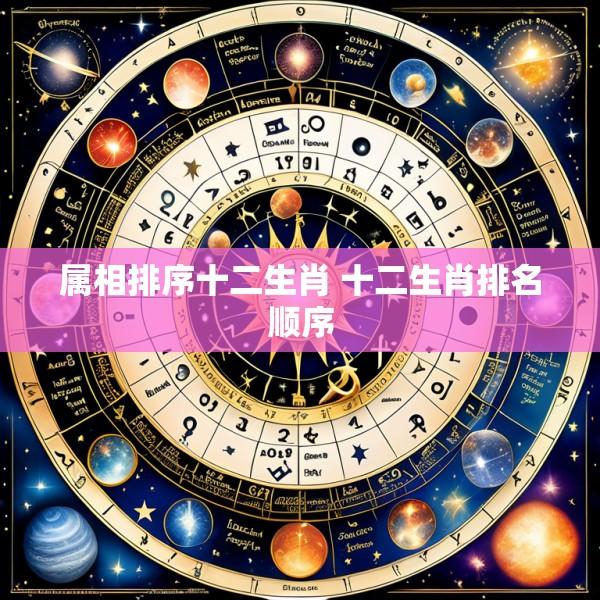 属相排序十二生肖 十二生肖排名顺序