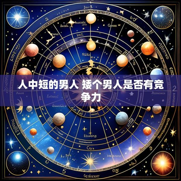人中短的男人 矮个男人是否有竞争力