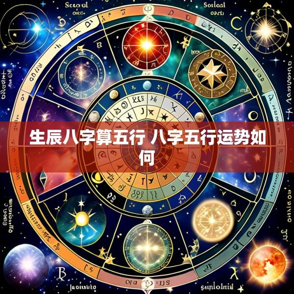 生辰八字算五行 八字五行运势如何