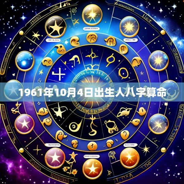 1961年10月4日出生人八字算命
