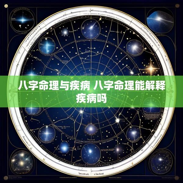 八字命理与疾病 八字命理能解释疾病吗