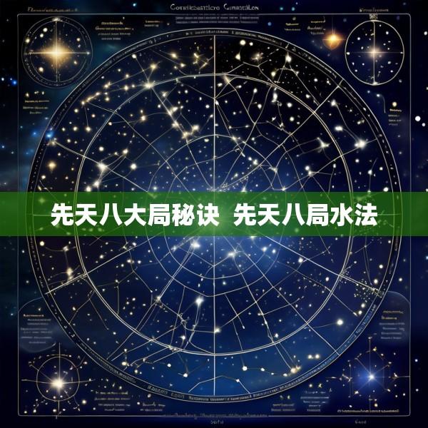 先天八大局秘诀  先天八局水法