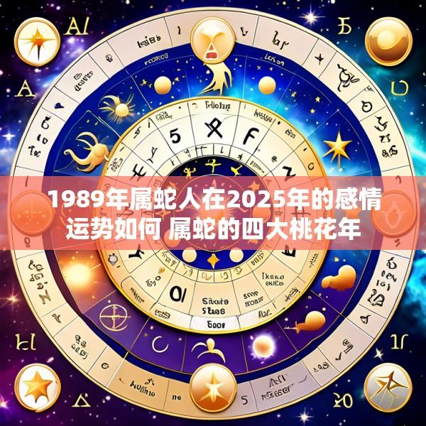 1989年属蛇人在2025年的感情运势如何 属蛇的四大桃花年