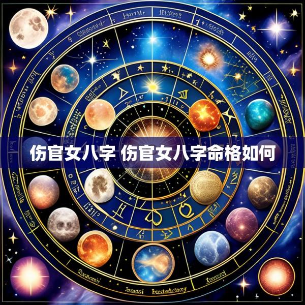 伤官女八字 伤官女八字命格如何