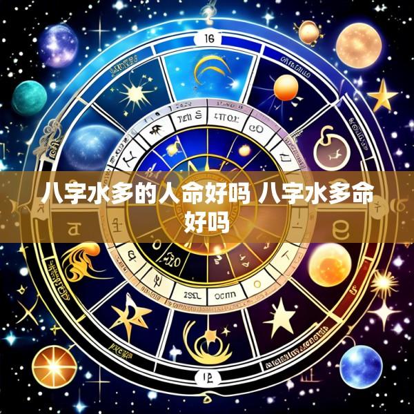 八字水多的人命好吗 八字水多命好吗