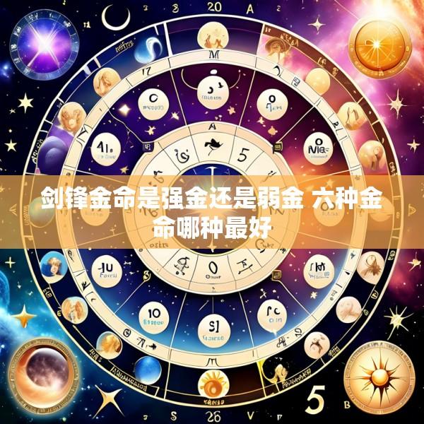 剑锋金命是强金还是弱金 六种金命哪种最好