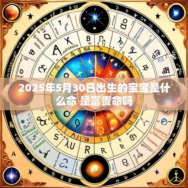 2025年5月30日出生的宝宝是什么命 是富贵命吗