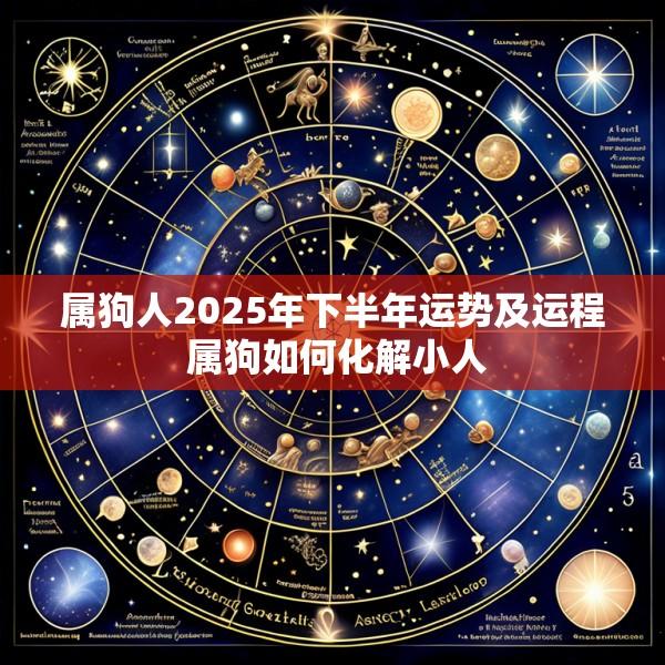 属狗人2025年下半年运势及运程 属狗如何化解小人