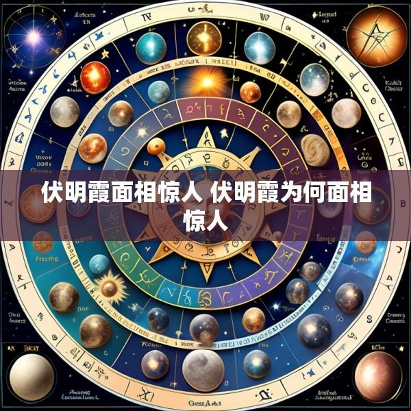 伏明霞面相惊人 伏明霞为何面相惊人