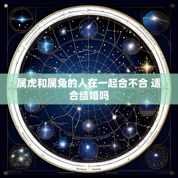 属虎和属兔的人在一起合不合 适合结婚吗