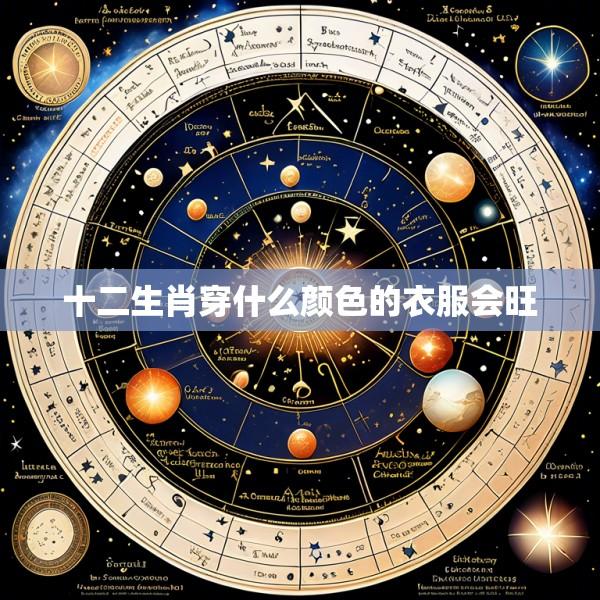 十二生肖穿什么颜色的衣服会旺