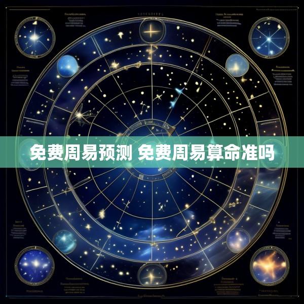 免费周易预测 免费周易算命准吗