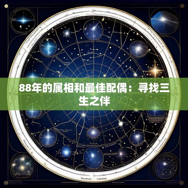 88年的属相和最佳配偶：寻找三生之伴