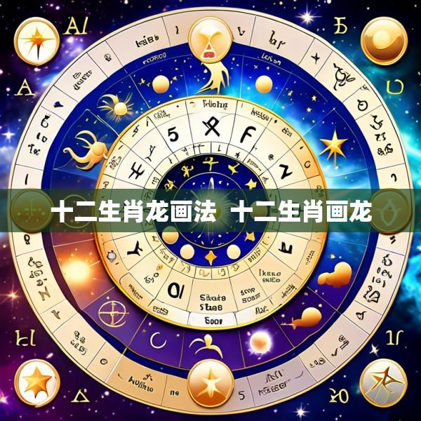十二生肖龙画法  十二生肖画龙