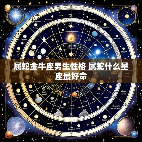 属蛇金牛座男生性格 属蛇什么星座最好命